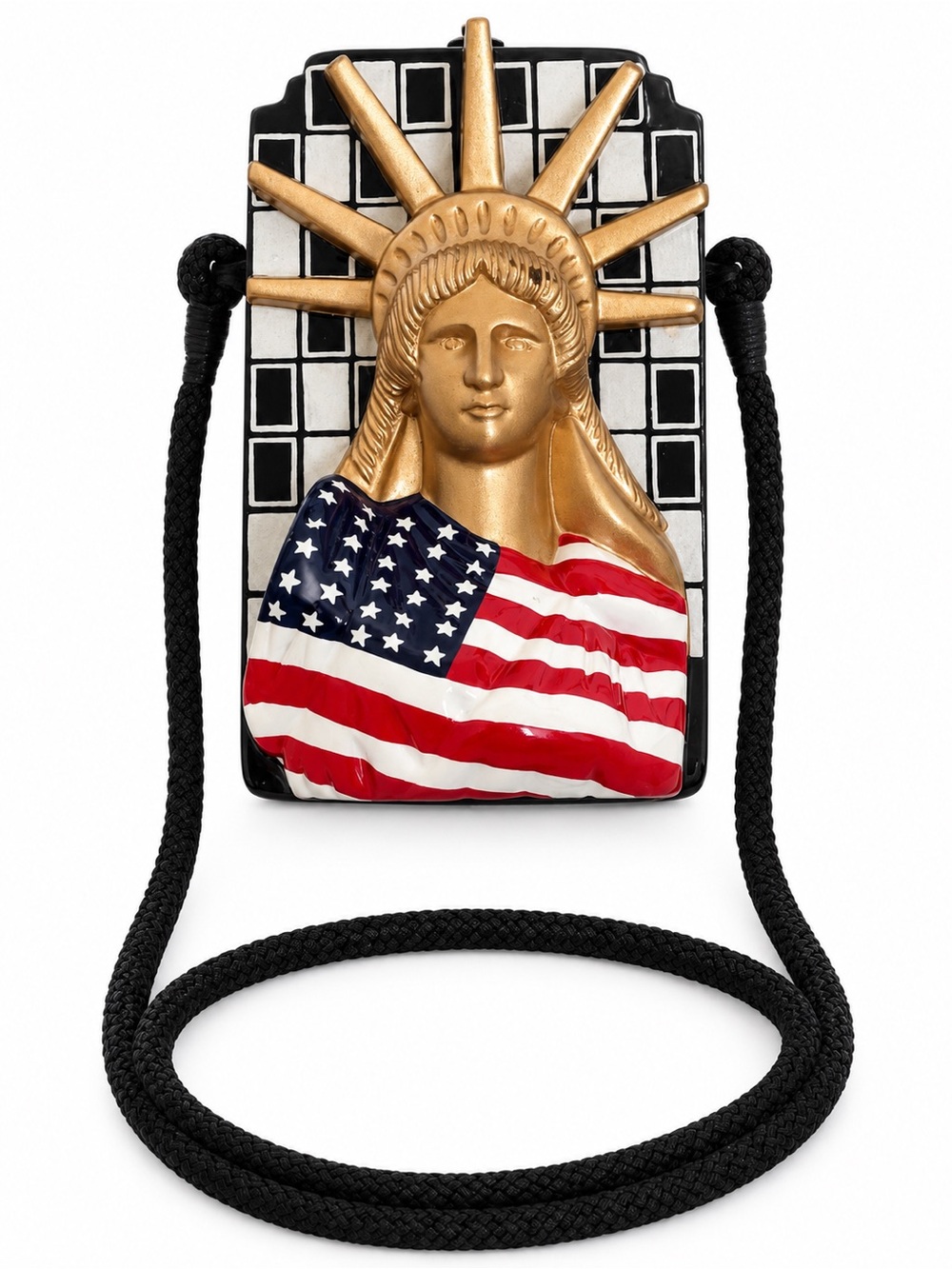 Timmy Woods Beverly Hills "Lady Liberty" Patriotic Handbag
